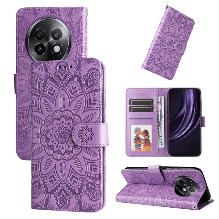 Embossed Sunflower Leather Phone Case, For Realme 16 Pro+ 5G, For Realme 16 Pro 5G, For Realme 15x 5G India / Realme C85 5G, For Realme C85 Pro 4G, For Realme 15T 5G, For Realme Narzo 80 Lite 4G / C71 India, For Realme 15 5G / Realme 15 Pro 5G         ...