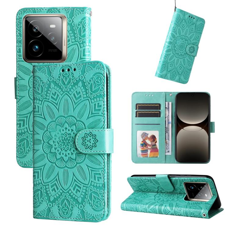 Embossed Sunflower Leather Phone Case, For Realme 16 Pro+ 5G, For Realme 16 Pro 5G, For Realme 15x 5G India / Realme C85 5G, For Realme C85 Pro 4G, For Realme 15T 5G, For Realme Narzo 80 Lite 4G / C71 India, For Realme 15 5G / Realme 15 Pro 5G         ...