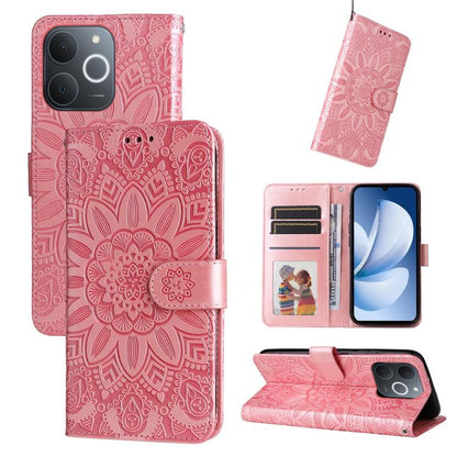 Embossed Sunflower Leather Phone Case, For Realme 16 Pro+ 5G, For Realme 16 Pro 5G, For Realme 15x 5G India / Realme C85 5G, For Realme C85 Pro 4G, For Realme 15T 5G, For Realme Narzo 80 Lite 4G / C71 India, For Realme 15 5G / Realme 15 Pro 5G         ...