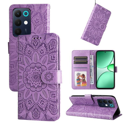 Embossed Sunflower Leather Phone Case, For Realme 16 Pro+ 5G, For Realme 16 Pro 5G, For Realme 15x 5G India / Realme C85 5G, For Realme C85 Pro 4G, For Realme 15T 5G, For Realme Narzo 80 Lite 4G / C71 India, For Realme 15 5G / Realme 15 Pro 5G         ...