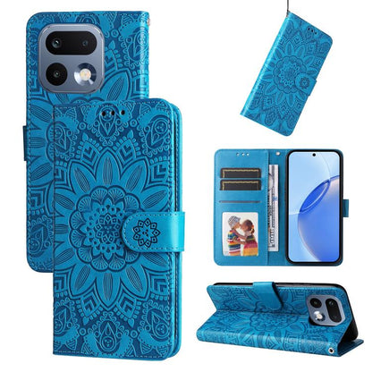 Embossed Sunflower Leather Phone Case, For Realme 16 Pro+ 5G, For Realme 16 Pro 5G, For Realme 15x 5G India / Realme C85 5G, For Realme C85 Pro 4G, For Realme 15T 5G, For Realme Narzo 80 Lite 4G / C71 India, For Realme 15 5G / Realme 15 Pro 5G         ...