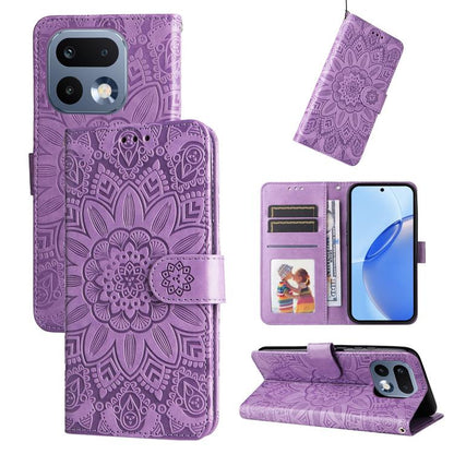 Embossed Sunflower Leather Phone Case, For Realme 16 Pro+ 5G, For Realme 16 Pro 5G, For Realme 15x 5G India / Realme C85 5G, For Realme C85 Pro 4G, For Realme 15T 5G, For Realme Narzo 80 Lite 4G / C71 India, For Realme 15 5G / Realme 15 Pro 5G         ...