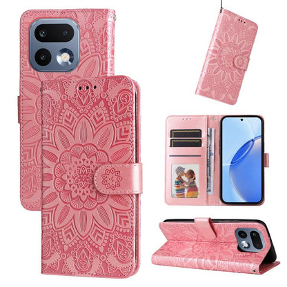Embossed Sunflower Leather Phone Case, For Realme 16 Pro+ 5G, For Realme 16 Pro 5G, For Realme 15x 5G India / Realme C85 5G, For Realme C85 Pro 4G, For Realme 15T 5G, For Realme Narzo 80 Lite 4G / C71 India, For Realme 15 5G / Realme 15 Pro 5G         ...