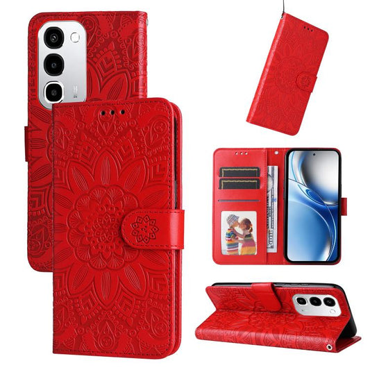 Embossed Sunflower Leather Phone Case, For Realme P4R 5G / P4x 4G / C100 4G / C100i, For Realme 16 Pro+ 5G, For Realme 16 Pro 5G, For Realme P4x 5G, For Realme 15x 5G India / Realme C85 5G, For Realme C85 Pro 4G, For Realme 15T 5G                      ...