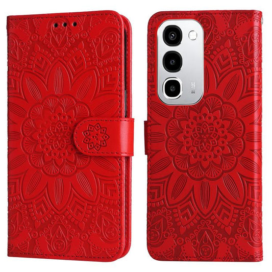 Embossed Sunflower Leather Phone Case, For Realme P4R 5G / P4x 4G / C100 4G / C100i, For Realme 16 Pro+ 5G, For Realme 16 Pro 5G, For Realme P4x 5G, For Realme 15x 5G India / Realme C85 5G, For Realme C85 Pro 4G, For Realme 15T 5G                      ...