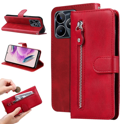 Fashion Calf Texture Zipper Leather Phone Case, For Realme C67 4G Global, For Realme C67 5G / 11 5G Taiwan Version, For Realme 11 4G Global, For Realme C53 / Narzo N53, For Realme 11, For Realme 11 Pro / 11 Pro+, For Realme C65 4G, For Realme C55      ...
