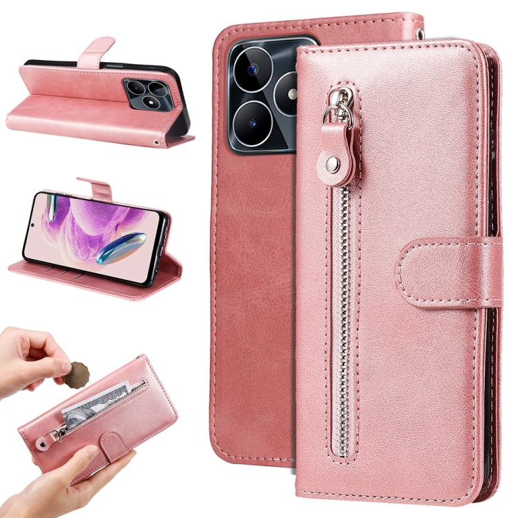 Fashion Calf Texture Zipper Leather Phone Case, For Realme C67 4G Global, For Realme C67 5G / 11 5G Taiwan Version, For Realme 11 4G Global, For Realme C53 / Narzo N53, For Realme 11, For Realme 11 Pro / 11 Pro+, For Realme C65 4G, For Realme C55      ...
