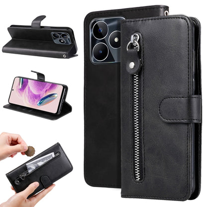 Fashion Calf Texture Zipper Leather Phone Case, For Realme C67 4G Global, For Realme C67 5G / 11 5G Taiwan Version, For Realme 11 4G Global, For Realme C53 / Narzo N53, For Realme 11, For Realme 11 Pro / 11 Pro+, For Realme C65 4G, For Realme C55      ...