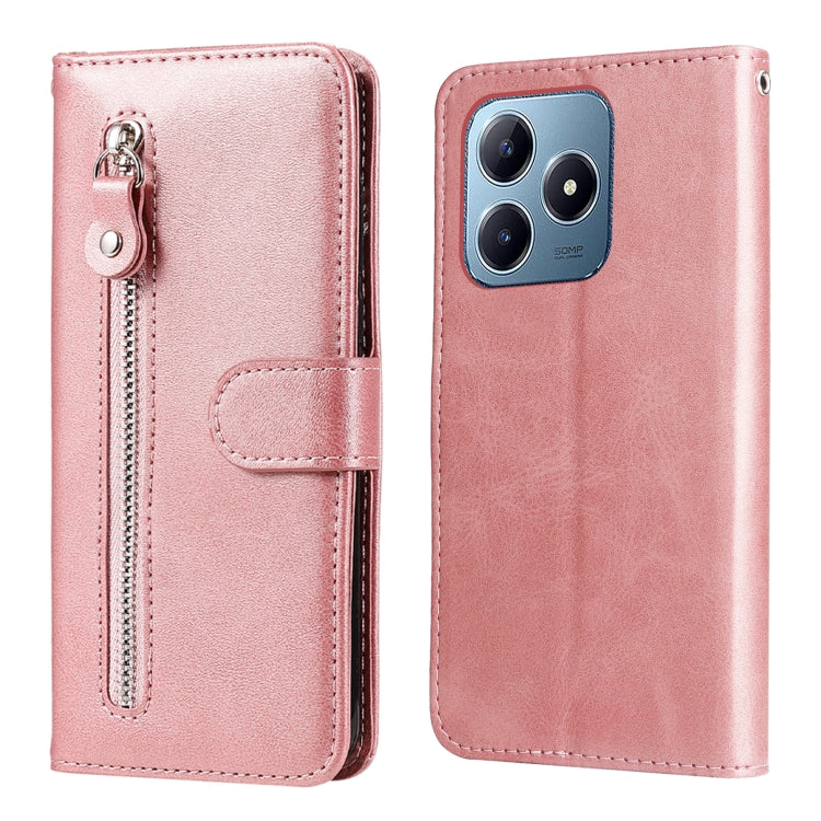 Fashion Calf Texture Zipper Leather Phone Case, For Realme 16 Pro+ 5G, For Realme 16 Pro 5G, For Realme 15x 5G India / Realme C85 5G, For Realme C85 Pro 4G, For Realme 15T 5G, For Realme Narzo 80 Lite 4G / C71 India, For Realme 15 5G / Realme 15 Pro 5G...