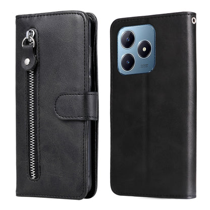 Fashion Calf Texture Zipper Leather Phone Case, For Realme 16 Pro+ 5G, For Realme 16 Pro 5G, For Realme 15x 5G India / Realme C85 5G, For Realme C85 Pro 4G, For Realme 15T 5G, For Realme Narzo 80 Lite 4G / C71 India, For Realme 15 5G / Realme 15 Pro 5G...