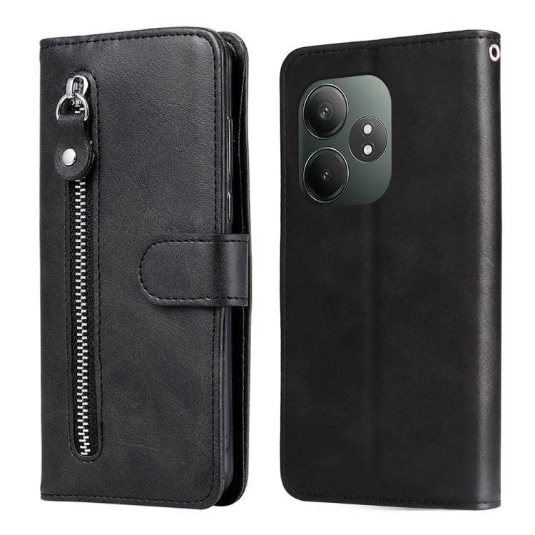Fashion Calf Texture Zipper Leather Phone Case, For Realme 16 Pro+ 5G, For Realme 16 Pro 5G, For Realme 15x 5G India / Realme C85 5G, For Realme C85 Pro 4G, For Realme 15T 5G, For Realme Narzo 80 Lite 4G / C71 India, For Realme 15 5G / Realme 15 Pro 5G...