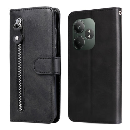 Fashion Calf Texture Zipper Leather Phone Case, For Realme 16 Pro+ 5G, For Realme 16 Pro 5G, For Realme 15x 5G India / Realme C85 5G, For Realme C85 Pro 4G, For Realme 15T 5G, For Realme Narzo 80 Lite 4G / C71 India, For Realme 15 5G / Realme 15 Pro 5G...