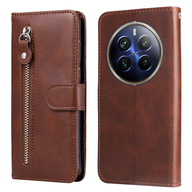 Fashion Calf Texture Zipper Leather Phone Case, For Realme 16 Pro+ 5G, For Realme 16 Pro 5G, For Realme 15x 5G India / Realme C85 5G, For Realme C85 Pro 4G, For Realme 15T 5G, For Realme Narzo 80 Lite 4G / C71 India, For Realme 15 5G / Realme 15 Pro 5G...