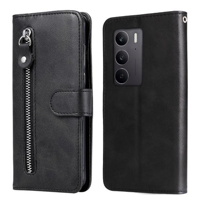 Fashion Calf Texture Zipper Leather Phone Case, For Realme 16 Pro+ 5G, For Realme 16 Pro 5G, For Realme 15x 5G India / Realme C85 5G, For Realme C85 Pro 4G, For Realme 15T 5G, For Realme Narzo 80 Lite 4G / C71 India, For Realme 15 5G / Realme 15 Pro 5G...