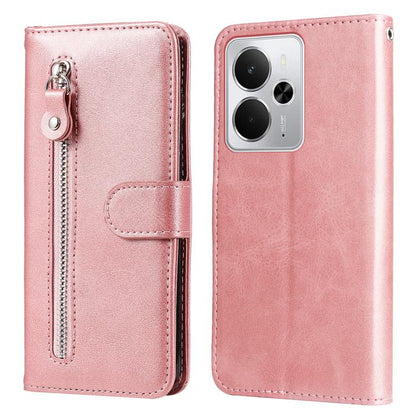 Fashion Calf Texture Zipper Leather Phone Case, For Realme 16 Pro+ 5G, For Realme 16 Pro 5G, For Realme 15x 5G India / Realme C85 5G, For Realme C85 Pro 4G, For Realme 15T 5G, For Realme Narzo 80 Lite 4G / C71 India, For Realme 15 5G / Realme 15 Pro 5G...
