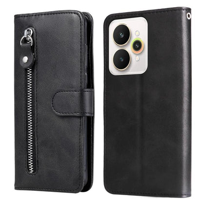 Fashion Calf Texture Zipper Leather Phone Case, For Realme 16 Pro+ 5G, For Realme 16 Pro 5G, For Realme 15x 5G India / Realme C85 5G, For Realme C85 Pro 4G, For Realme 15T 5G, For Realme Narzo 80 Lite 4G / C71 India, For Realme 15 5G / Realme 15 Pro 5G...