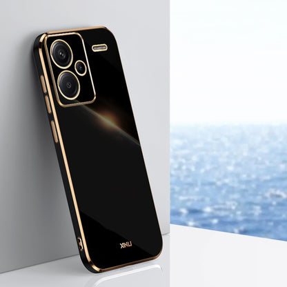 XINLI Straight Edge 6D Electroplate TPU Phone Case, For Redmi Note 14 5G Global, For Redmi 14 4G, For Xiaomi Redmi Note 13 Pro 4G, For Xiaomi Redmi Note 13 4G, For Xiaomi Redmi 13C 5G, For Xiaomi Redmi K70E, For Xiaomi 14 Pro, For Xiaomi 14            ...