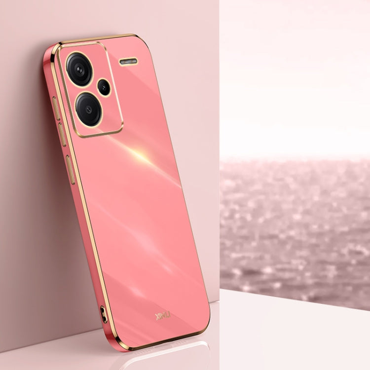 XINLI Straight Edge 6D Electroplate TPU Phone Case, For Redmi Note 14 Pro 4G Global, For Redmi Note 14 4G 163.25mm, For Redmi Note 14 5G Global, For Redmi 14 4G, For Xiaomi Redmi Note 13 Pro 4G, For Xiaomi Redmi Note 13 4G, For Xiaomi Redmi 13C 5G�����...