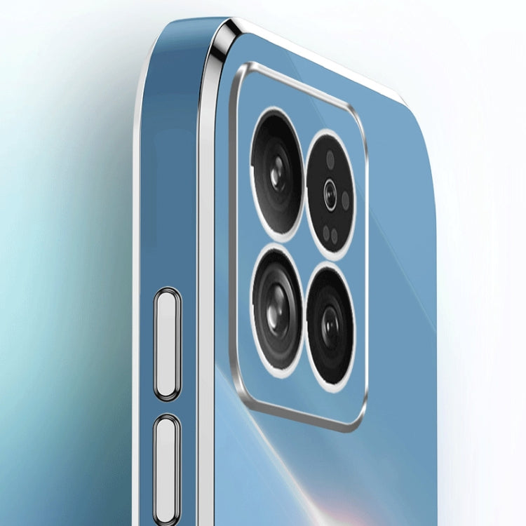 XINLI Straight Edge 6D Electroplate TPU Phone Case