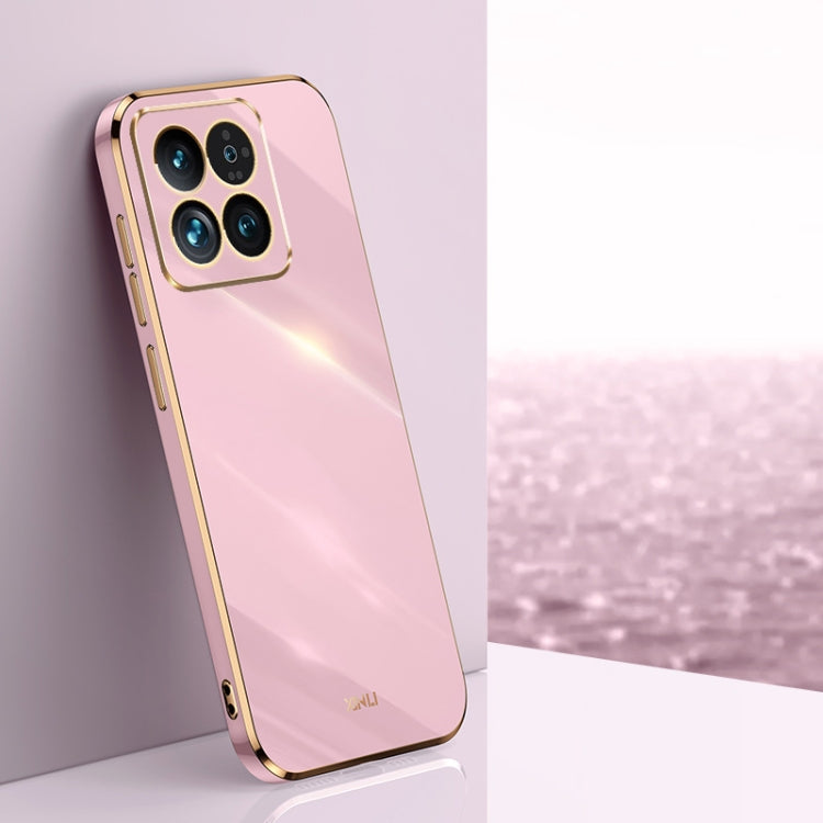 XINLI Straight Edge 6D Electroplate TPU Phone Case