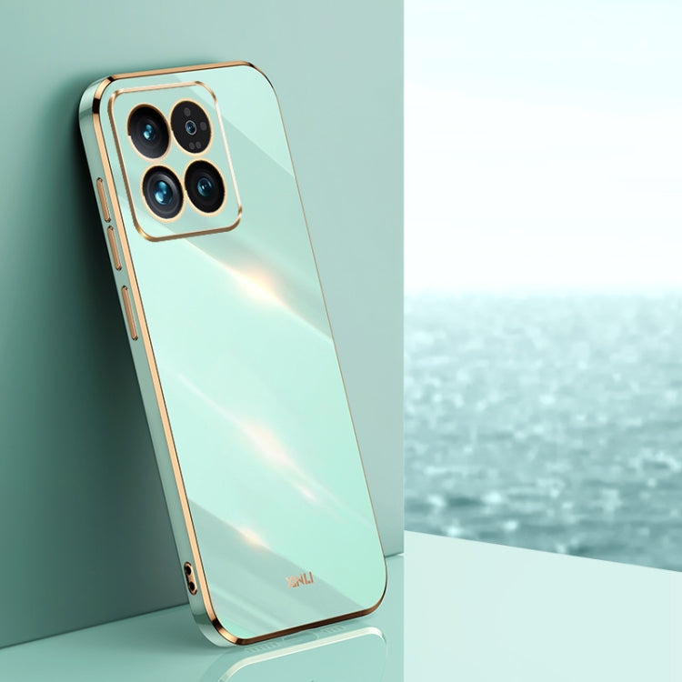 XINLI Straight Edge 6D Electroplate TPU Phone Case