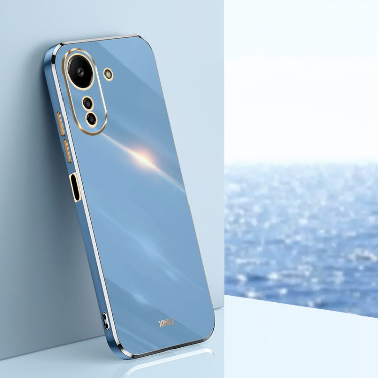 XINLI Straight Edge 6D Electroplate TPU Phone Case