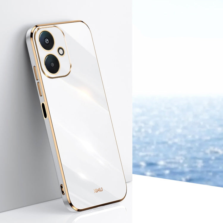 XINLI Straight Edge 6D Electroplate TPU Phone Case, For Redmi Note 14 Pro 4G Global, For Redmi Note 14 4G 163.25mm, For Redmi Note 14 5G Global, For Redmi 14 4G, For Xiaomi Redmi Note 13 Pro 4G, For Xiaomi Redmi Note 13 4G, For Xiaomi Redmi 13C 5G�����...