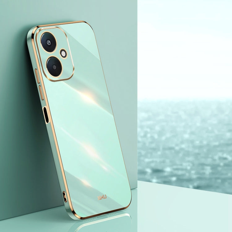 XINLI Straight Edge 6D Electroplate TPU Phone Case, For Redmi Note 14 Pro 4G Global, For Redmi Note 14 4G 163.25mm, For Redmi Note 14 5G Global, For Redmi 14 4G, For Xiaomi Redmi Note 13 Pro 4G, For Xiaomi Redmi Note 13 4G, For Xiaomi Redmi 13C 5G�����...