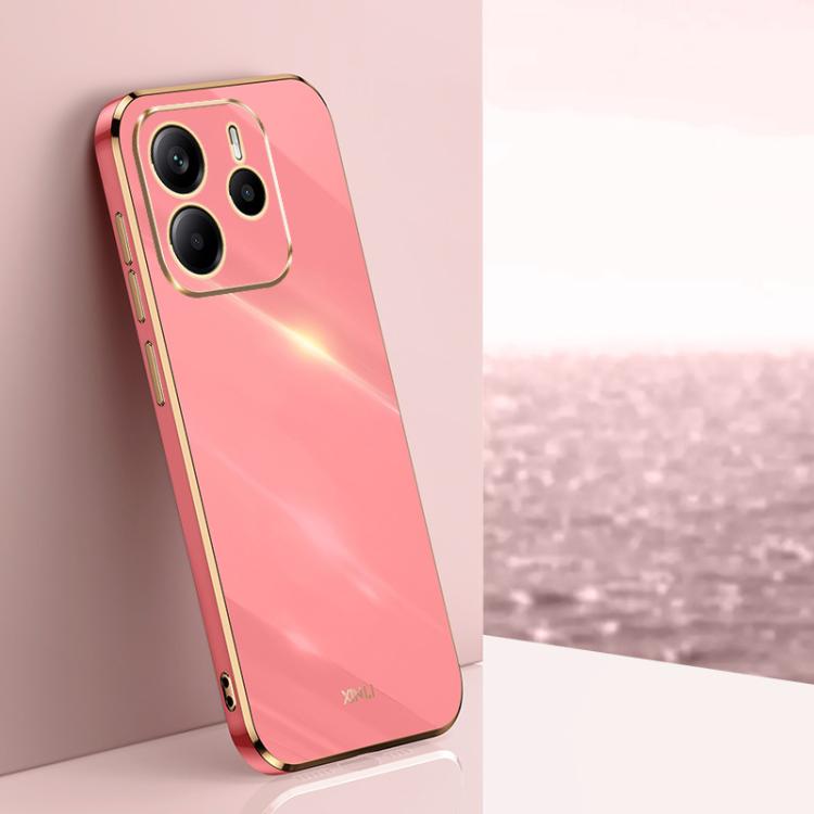 XINLI Straight Edge 6D Electroplate TPU Phone Case, For Redmi Note 14 Pro 4G Global, For Redmi Note 14 4G 163.25mm, For Redmi Note 14 5G Global, For Redmi 14 4G, For Xiaomi Redmi Note 13 Pro 4G, For Xiaomi Redmi Note 13 4G, For Xiaomi Redmi 13C 5G�����...