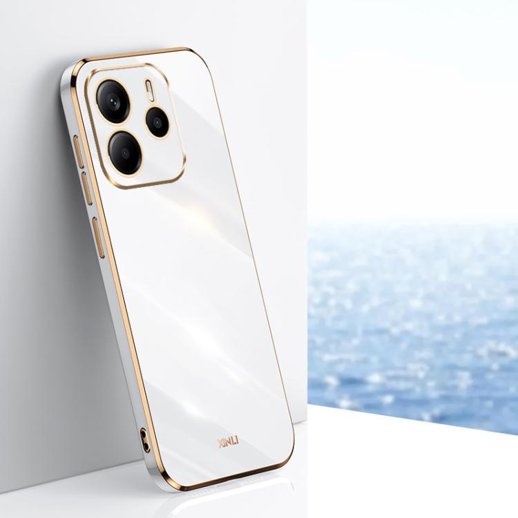 XINLI Straight Edge 6D Electroplate TPU Phone Case, For Redmi Note 14 Pro 4G Global, For Redmi Note 14 4G 163.25mm, For Redmi Note 14 5G Global, For Redmi 14 4G, For Xiaomi Redmi Note 13 Pro 4G, For Xiaomi Redmi Note 13 4G, For Xiaomi Redmi 13C 5G�����...