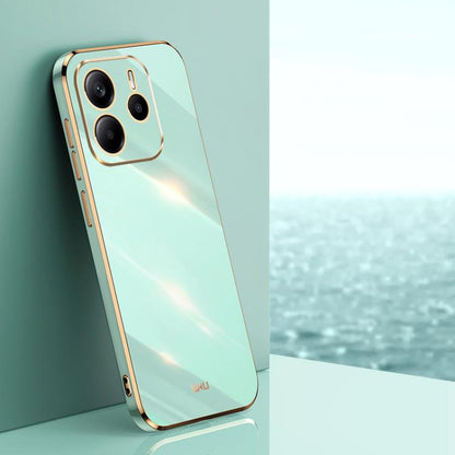 XINLI Straight Edge 6D Electroplate TPU Phone Case, For Redmi Note 14 Pro 4G Global, For Redmi Note 14 4G 163.25mm, For Redmi Note 14 5G Global, For Redmi 14 4G, For Xiaomi Redmi Note 13 Pro 4G, For Xiaomi Redmi Note 13 4G, For Xiaomi Redmi 13C 5G�����...