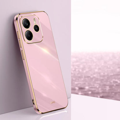 XINLI Straight Edge 6D Electroplate TPU Phone Case, For Redmi Note 14 5G Global, For Redmi 14 4G, For Xiaomi Redmi Note 13 Pro 4G, For Xiaomi Redmi Note 13 4G, For Xiaomi Redmi 13C 5G, For Xiaomi Redmi K70E, For Xiaomi 14 Pro, For Xiaomi 14            ...