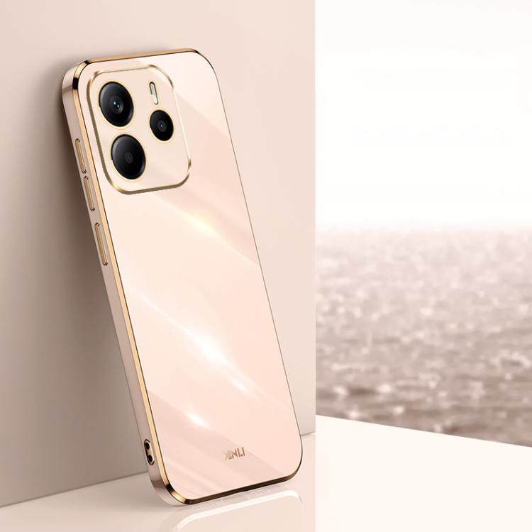 XINLI Straight Edge 6D Electroplate TPU Phone Case, For Redmi Note 14 5G Global, For Redmi 14 4G, For Xiaomi Redmi Note 13 Pro 4G, For Xiaomi Redmi Note 13 4G, For Xiaomi Redmi 13C 5G, For Xiaomi Redmi K70E, For Xiaomi 14 Pro, For Xiaomi 14            ...