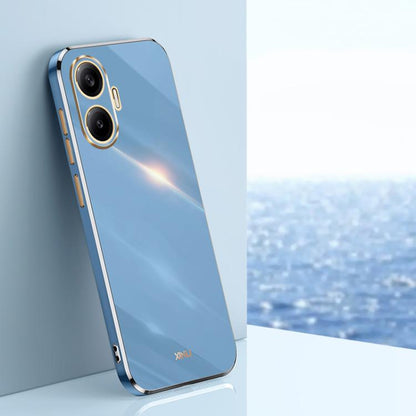 XINLI Straight Edge 6D Electroplate TPU Phone Case