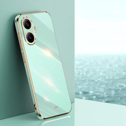XINLI Straight Edge 6D Electroplate TPU Phone Case