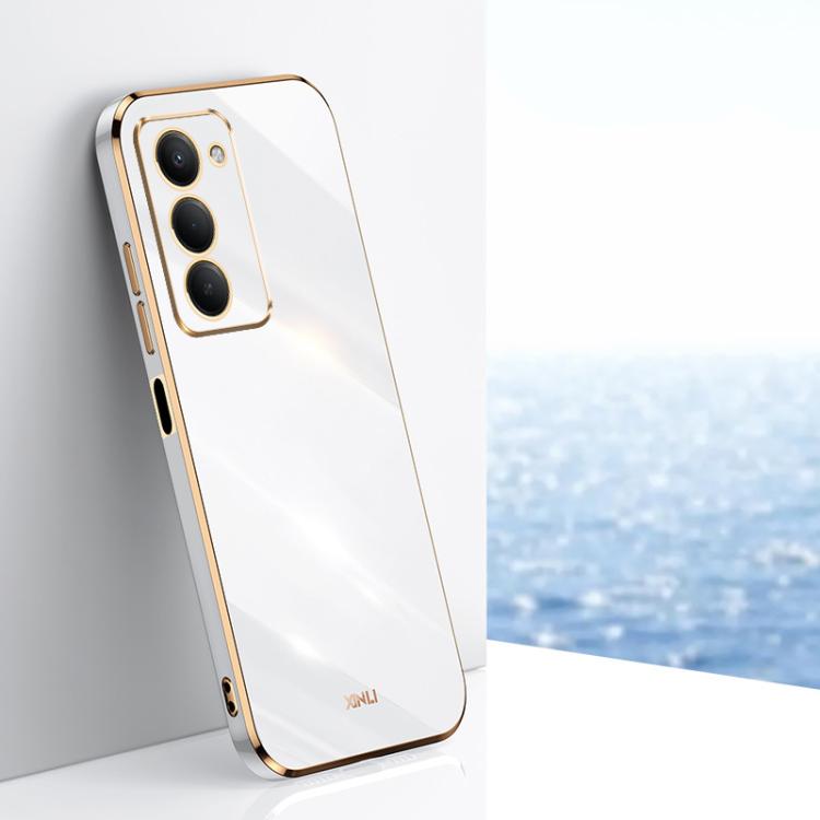 XINLI Straight Edge 6D Electroplate TPU Phone Case