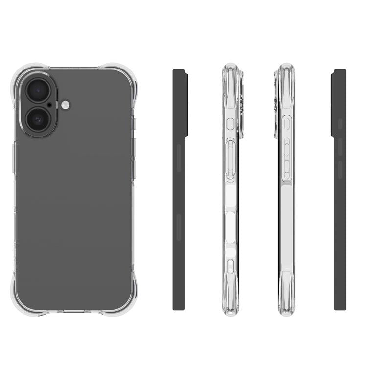Shockproof Non-slip Thickening TPU Phone Case, For iPhone 18, For iPhone 18 Pro, For iPhone 18 Pro Max, For iPhone 17e / 16e, For iPhone 17 Pro Max, For iPhone 17 Pro, For iPhone 17, For iPhone Air, For iPhone 16 Pro Max, For iPhone 16 Pro             ...