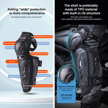 Motolsg Motorcycle Bicycle Riding Protective Gear, 2 in 1 Knee Pads, 2 in 1 Elbow Pads, 4 in 1 Elbow Pads