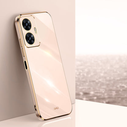 XINLI Straight 6D Plating Gold Edge TPU Phone Case, For Realme GT 7 Pro 5G, For Realme Note 60 4G, For Realme 13 Pro Global, For Realme 11 5G, For Realme C53 2023, For Realme 11 Pro+ 5G, For Realme GT Neo5 SE, For Realme C55