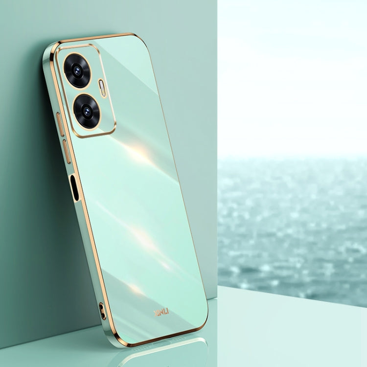 XINLI Straight 6D Plating Gold Edge TPU Phone Case, For Realme GT 7 Pro 5G, For Realme Note 60 4G, For Realme 13 Pro Global, For Realme 11 5G, For Realme C53 2023, For Realme 11 Pro+ 5G, For Realme GT Neo5 SE, For Realme C55