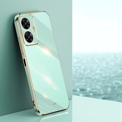 XINLI Straight 6D Plating Gold Edge TPU Phone Case, For Realme GT 7 Pro 5G, For Realme Note 60 4G, For Realme 13 Pro Global, For Realme 11 5G, For Realme C53 2023, For Realme 11 Pro+ 5G, For Realme GT Neo5 SE, For Realme C55