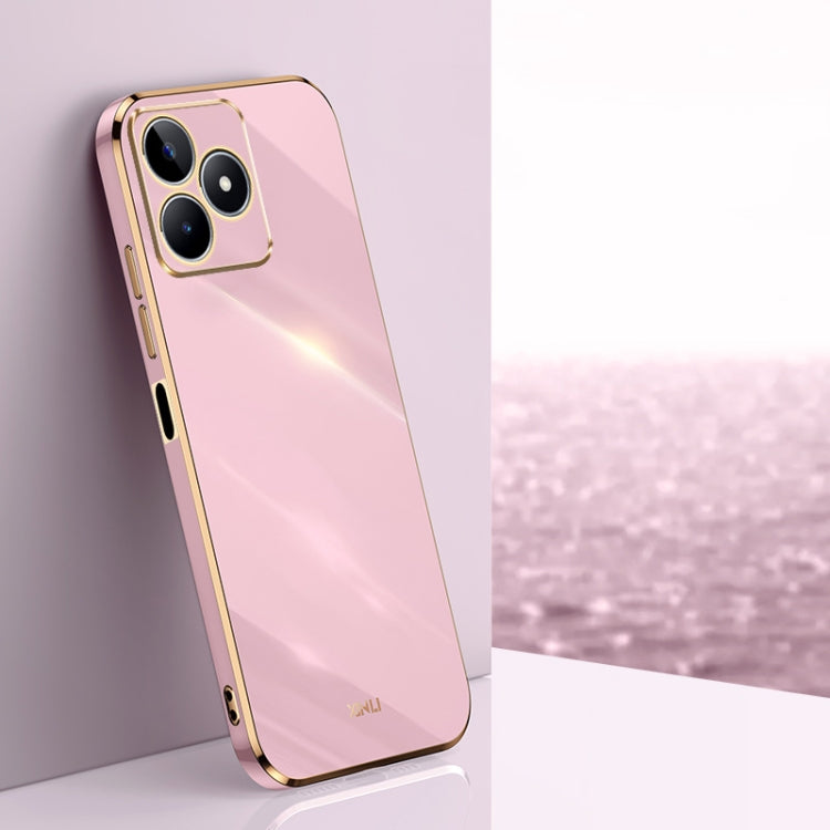 XINLI Straight 6D Plating Gold Edge TPU Phone Case, For Realme GT 7 Pro 5G, For Realme Note 60 4G, For Realme 13 Pro Global, For Realme 11 5G, For Realme C53 2023, For Realme 11 Pro+ 5G, For Realme GT Neo5 SE, For Realme C55