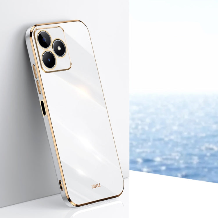 XINLI Straight 6D Plating Gold Edge TPU Phone Case, For Realme GT 7 Pro 5G, For Realme Note 60 4G, For Realme 13 Pro Global, For Realme 11 5G, For Realme C53 2023, For Realme 11 Pro+ 5G, For Realme GT Neo5 SE, For Realme C55
