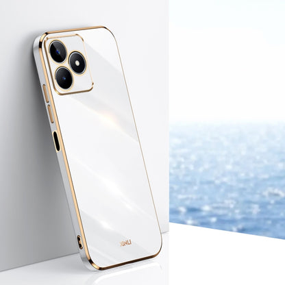 XINLI Straight 6D Plating Gold Edge TPU Phone Case, For Realme GT 7 Pro 5G, For Realme Note 60 4G, For Realme 13 Pro Global, For Realme 11 5G, For Realme C53 2023, For Realme 11 Pro+ 5G, For Realme GT Neo5 SE, For Realme C55