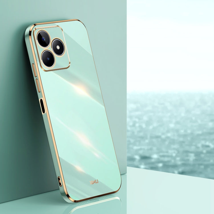 XINLI Straight 6D Plating Gold Edge TPU Phone Case, For Realme GT 7 Pro 5G, For Realme Note 60 4G, For Realme 13 Pro Global, For Realme 11 5G, For Realme C53 2023, For Realme 11 Pro+ 5G, For Realme GT Neo5 SE, For Realme C55