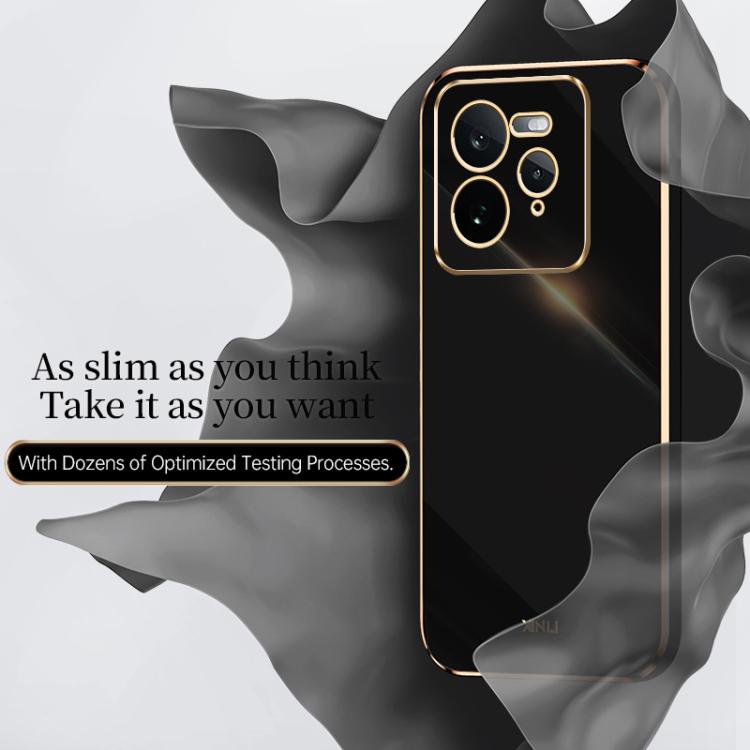 XINLI Straight 6D Plating Gold Edge TPU Phone Case, For Realme GT 7 Pro 5G, For Realme Note 60 4G, For Realme 13 Pro Global, For Realme 11 5G, For Realme C53 2023, For Realme 11 Pro+ 5G, For Realme GT Neo5 SE, For Realme C55