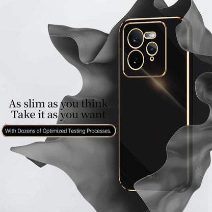 XINLI Straight 6D Plating Gold Edge TPU Phone Case, For Realme GT 7 Pro 5G, For Realme Note 60 4G, For Realme 13 Pro Global, For Realme 11 5G, For Realme C53 2023, For Realme 11 Pro+ 5G, For Realme GT Neo5 SE, For Realme C55