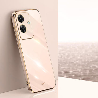 XINLI Straight 6D Plating Gold Edge TPU Phone Case, For Realme GT 7 Pro 5G, For Realme Note 60 4G, For Realme 13 Pro Global, For Realme 11 5G, For Realme C53 2023, For Realme 11 Pro+ 5G, For Realme GT Neo5 SE, For Realme C55