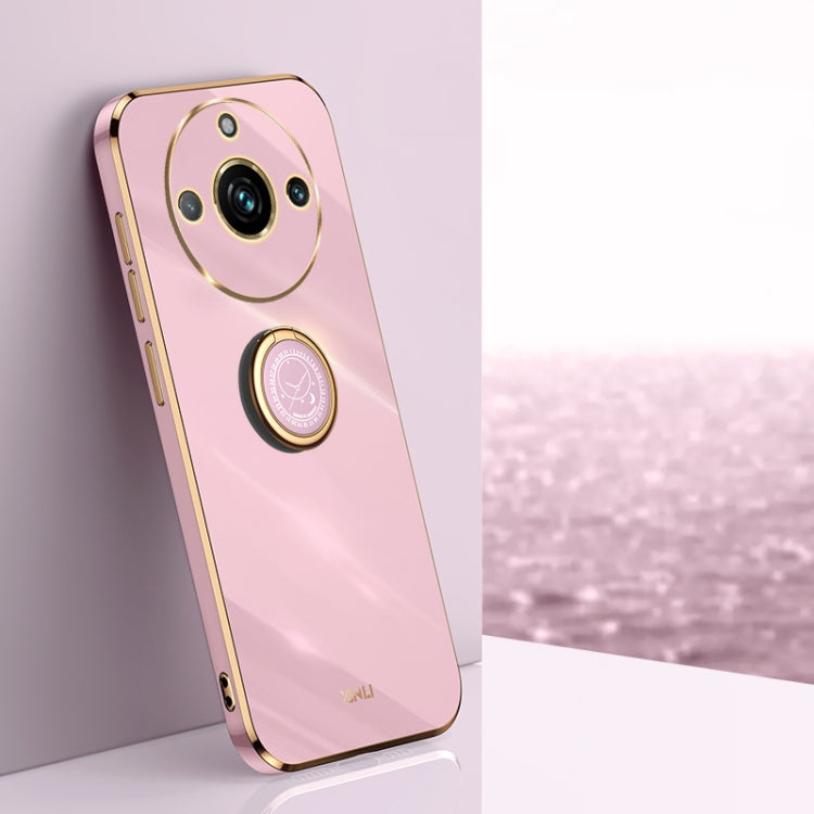 XINLI Straight Edge 6D Electroplate TPU Phone Case with Ring Holder, For Realme GT 8 Pro 5G, For Realme 15 5G Global, For Realme 14 5G Global, For Realme Neo7X, For Realme Neo7 SE, For Realme14 Pro+, For Realme C75, For Realme GT 7 Pro 5G              ...