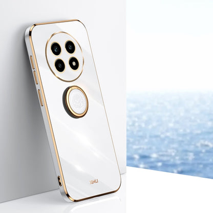 XINLI Straight Edge 6D Electroplate TPU Phone Case with Ring Holder, For Realme GT 8 Pro 5G, For Realme 15 5G Global, For Realme 14 5G Global, For Realme Neo7X, For Realme Neo7 SE, For Realme14 Pro+, For Realme C75, For Realme GT 7 Pro 5G              ...